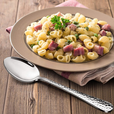 E-far mirror-polish spoons elevate table aesthetics at gatherings