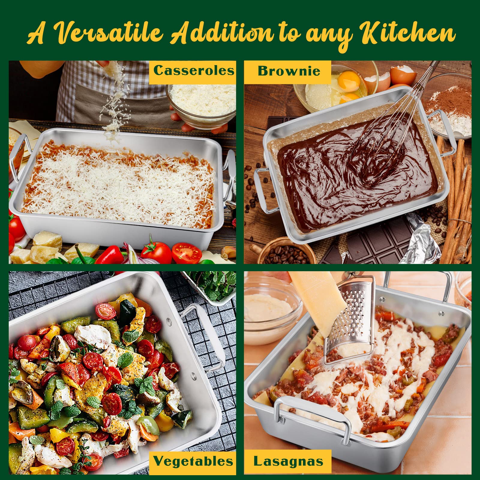 Removable V-rack from E-far for flexible cooking and roasting.