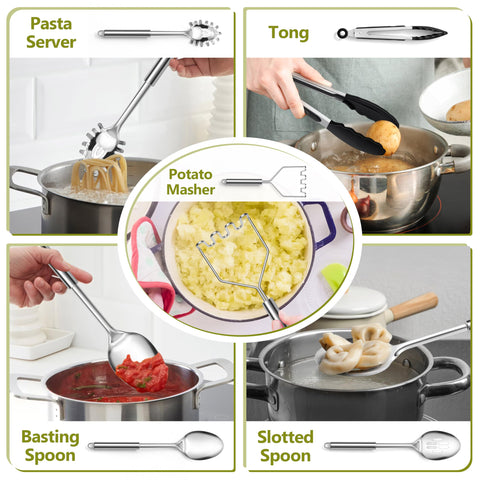 E-far slotted turner for flipping delicate foods
