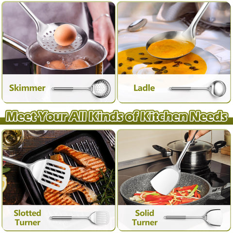 E-far soup ladle for serving soups and stews