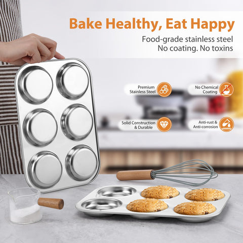 E-far stainless steel top pan shows durable construction resisting warping for reliability.