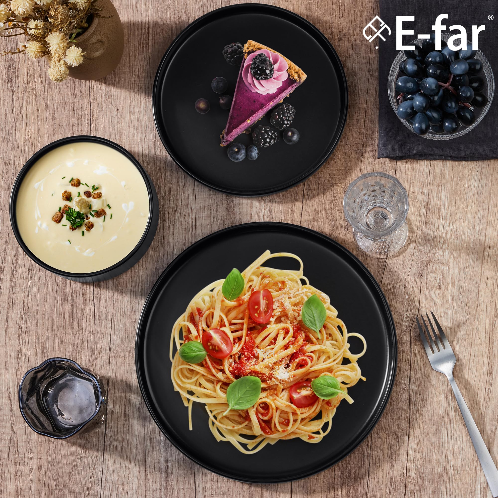 E-far stoneware ideal for daily meals, entertaining guests, and gifting.