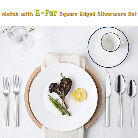 E-far teaspoon in daily use for stirring coffee, tea, and desserts.