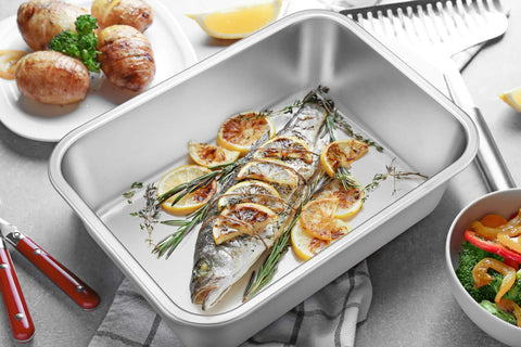E-far versatile bakeware suits lasagna, casseroles, roasting, and leftovers.