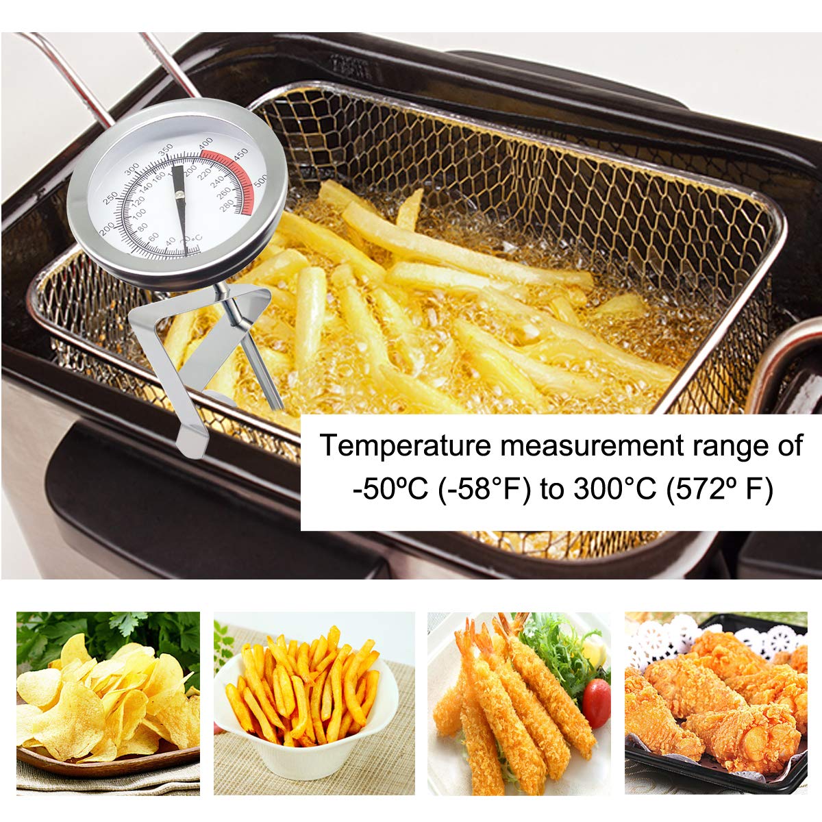 Efeng meat thermometer helps monitor cooking temperatures with confidence.