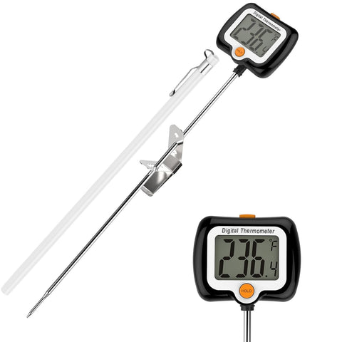efengcook 10-inch digital candy thermometer probe shows quick readings for candy making