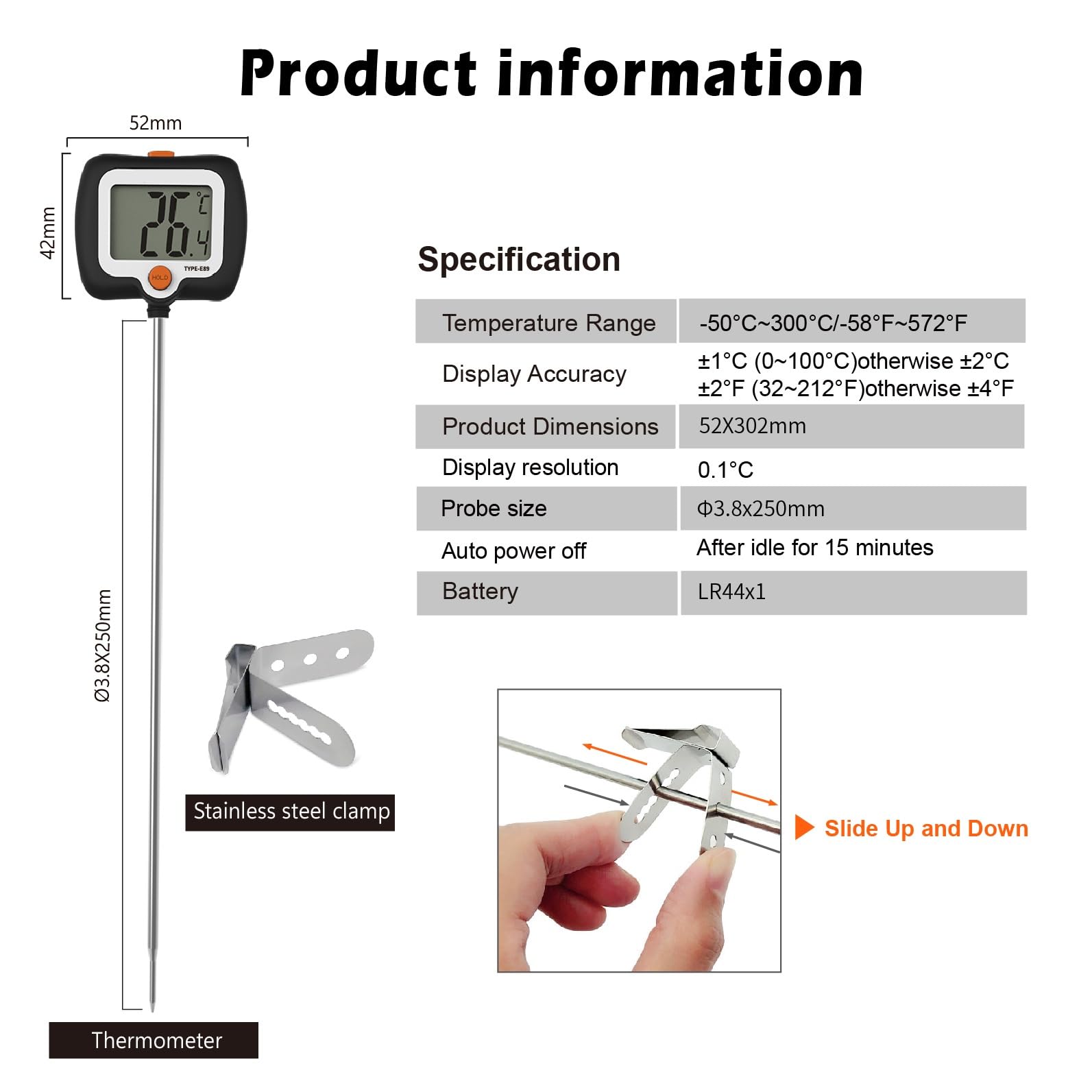 efengcook hold function locks temperature for easy recording
