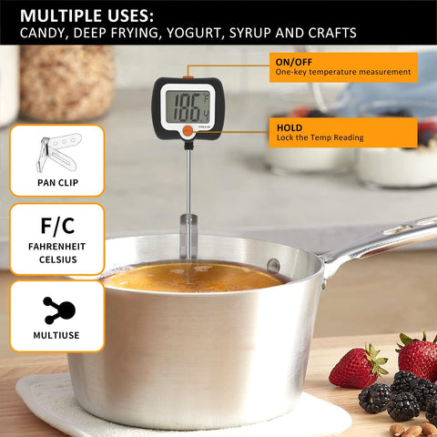 efengcook long probe reaches deep pots for safe frying