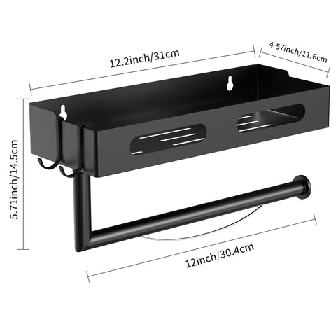 EffiJoy matte black finish on sturdy wall mount for modern spaces.