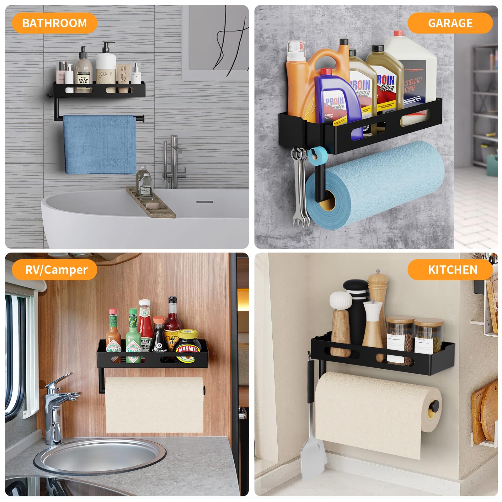 EffiJoy RV paper towel rack designed for on-the-go convenience.