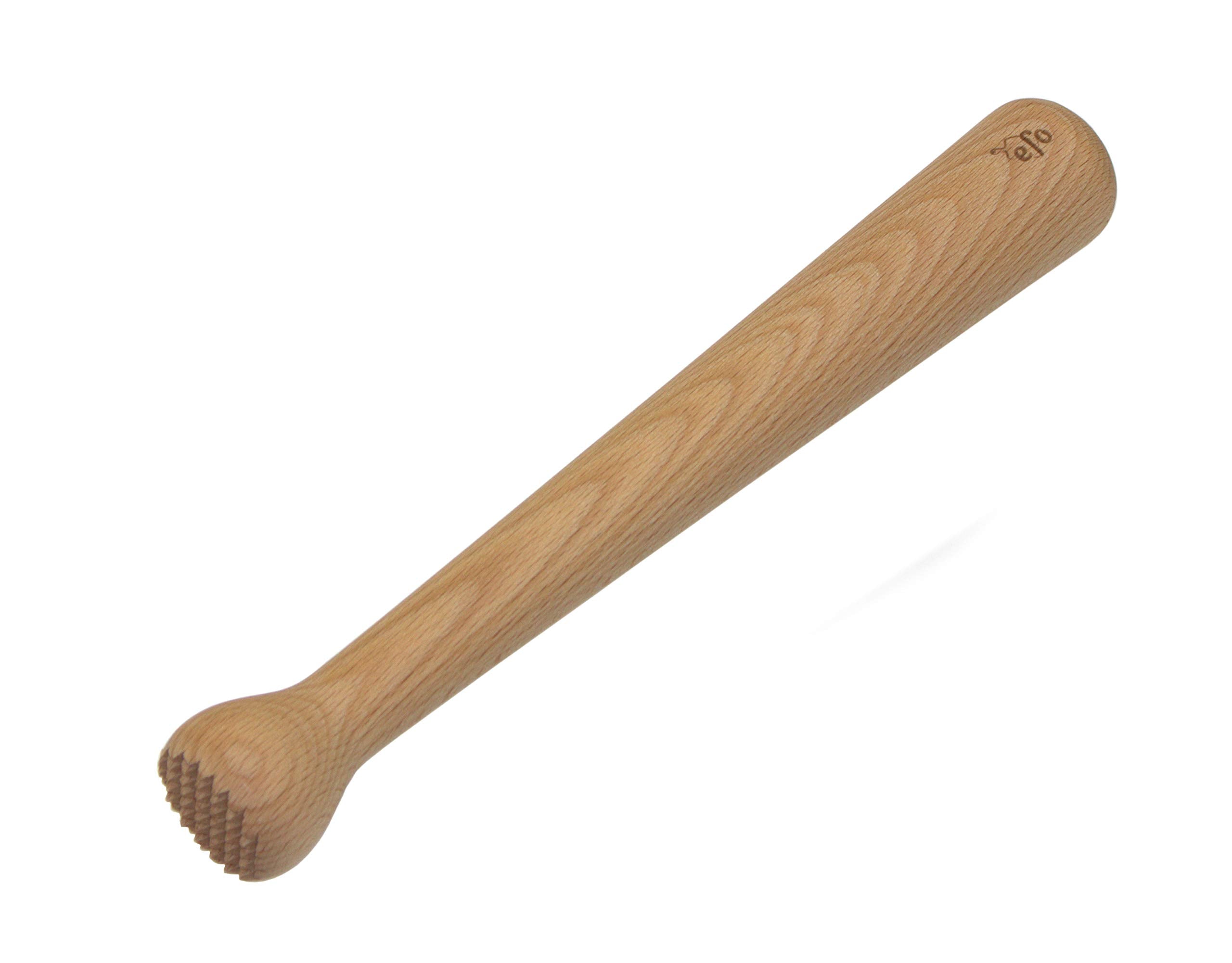 EFO wooden muddler for cocktails with smooth beechwood finish ideal for releasing aromas