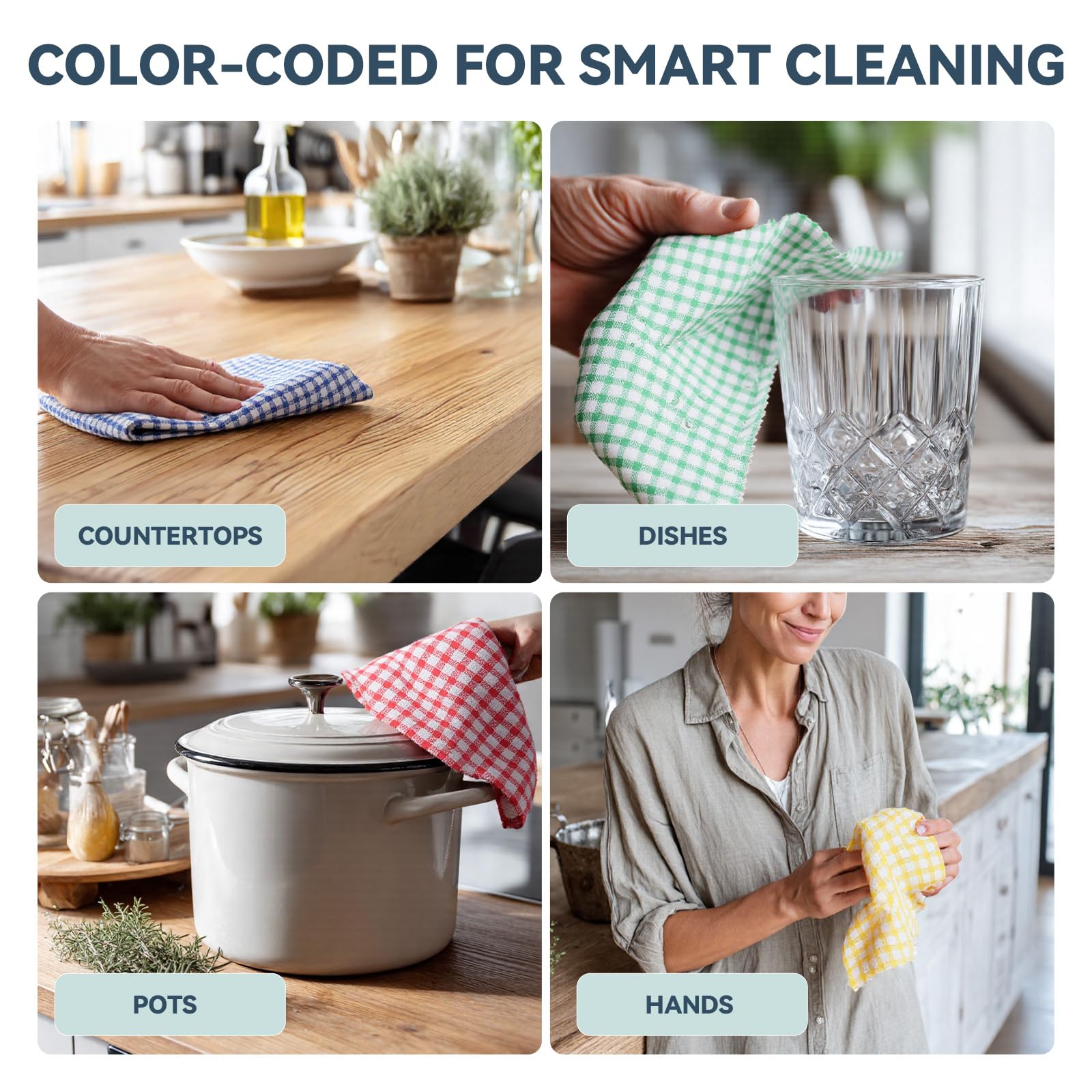 Egles durable edges dishcloth 12x12 withstand frequent washing