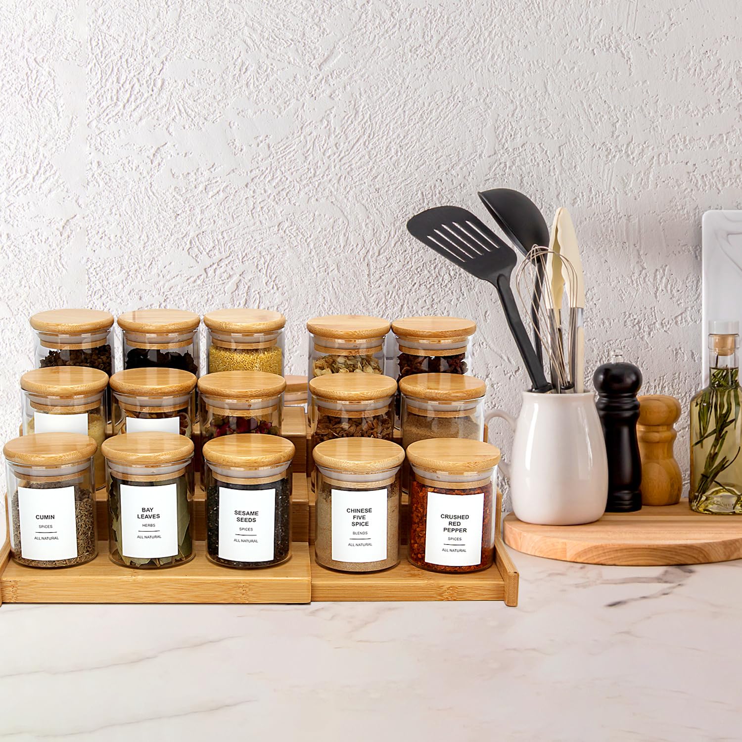 EgticHome heat-resistant glass safe for storing dry foods in the kitchen.