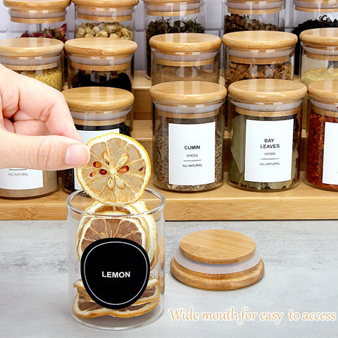 EgticHome jars ideal for spices, coffee, tea, and nuts.