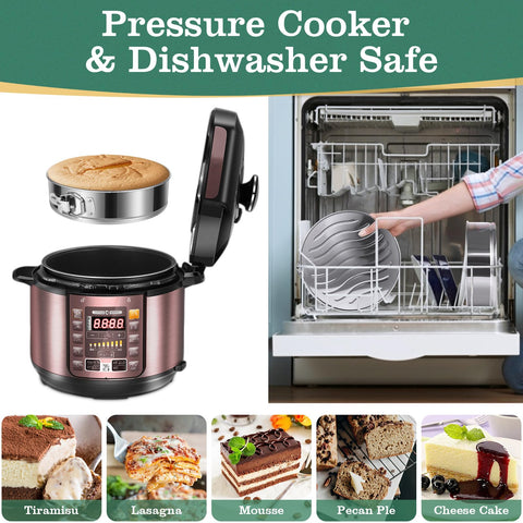 E-Gtong dishwasher-safe pan simplifies cleanup after baking sessions.
