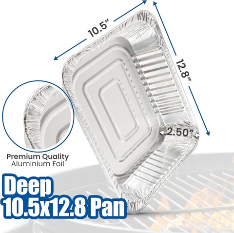 EHOMEA2Z disposable pans set 10-pack for quick prep and mess-free serving.