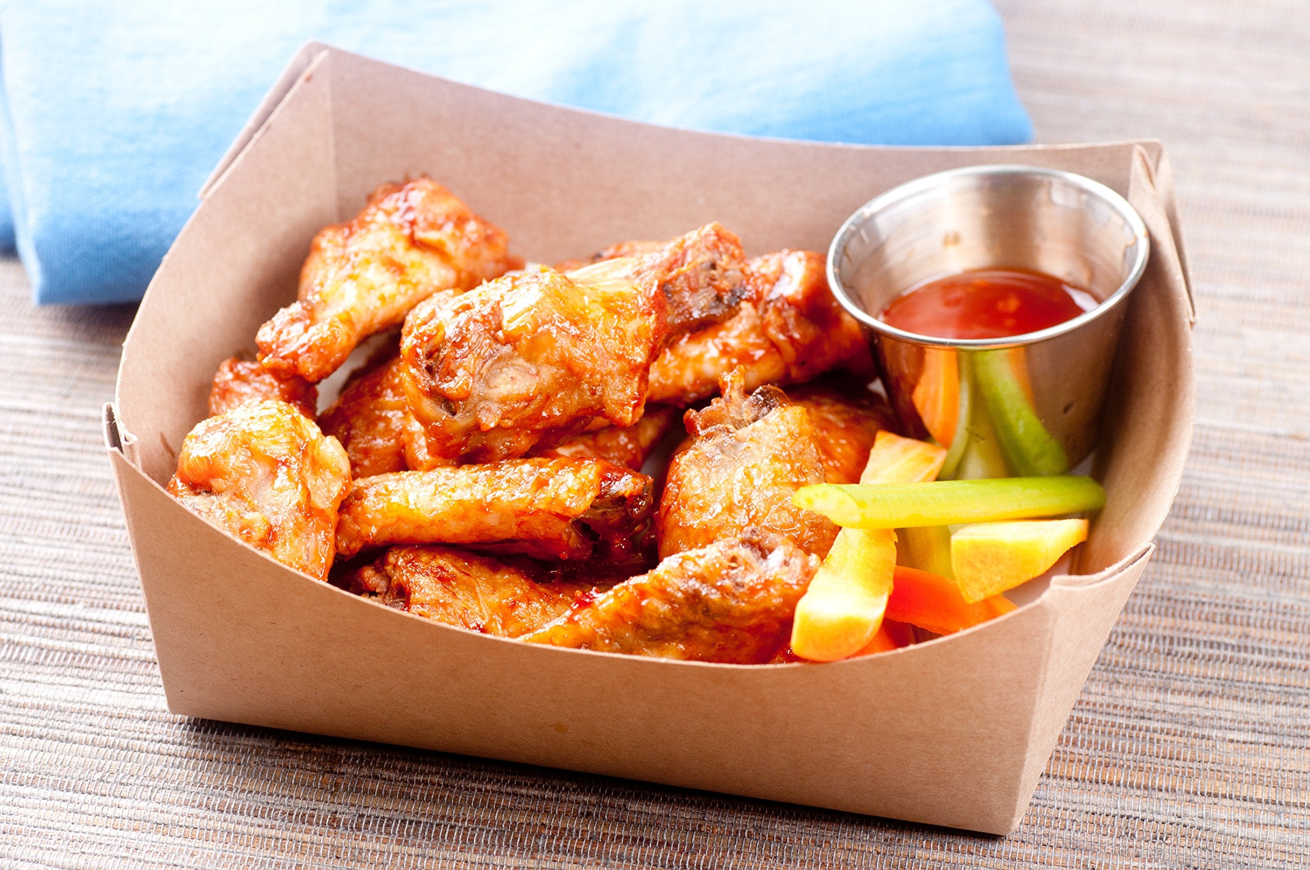 EHOMEA2Z 2.5 oz ramekins are stackable and ideal for portion control.