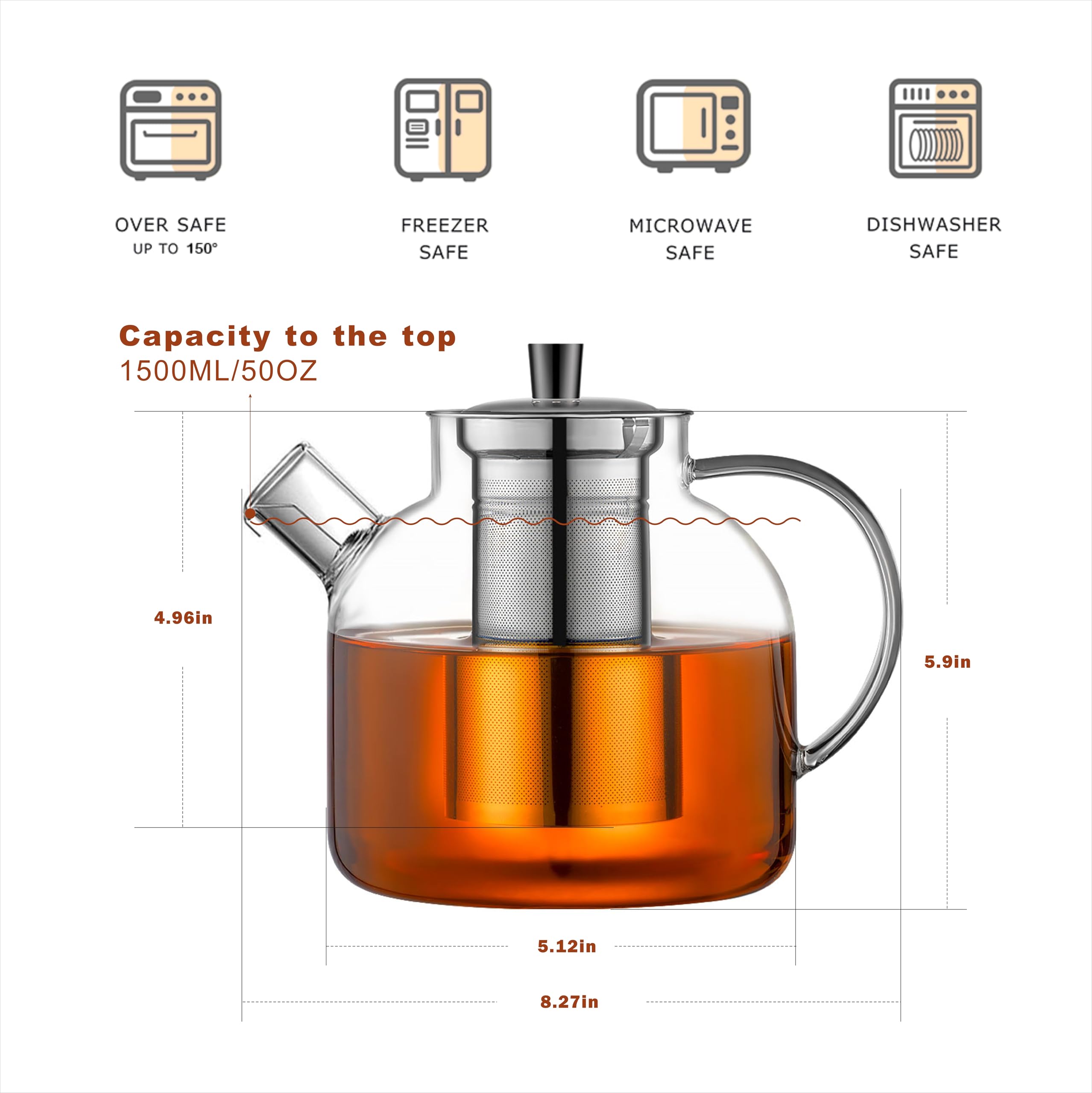 Ehugos cold brew capability for overnight tea preparation