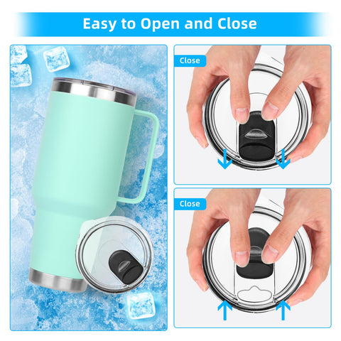 Ehzyaz BPA-free lid with food-grade rubber seal for safe daily use