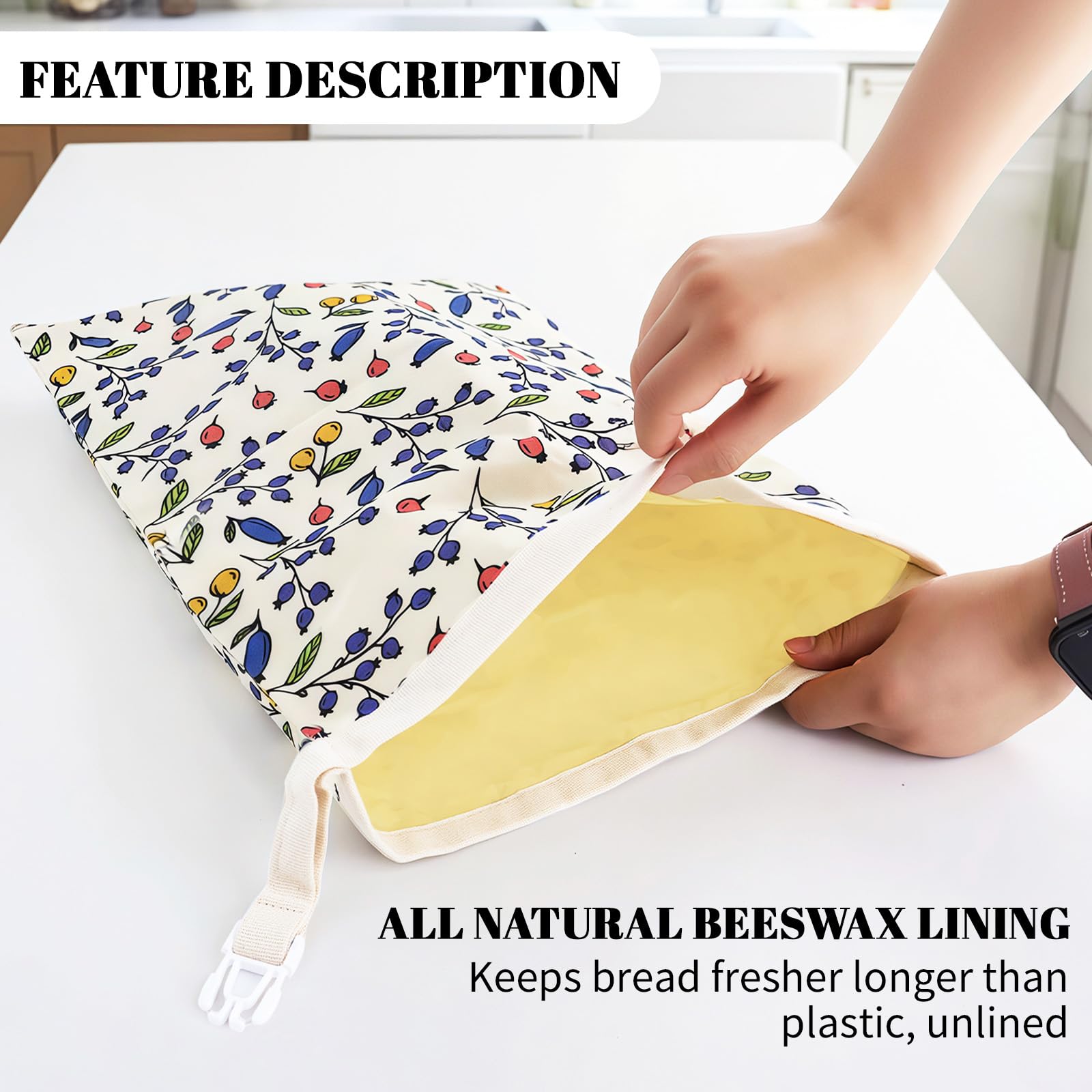 EHZYP button-seal design aids carrying and daily shopping with bread.