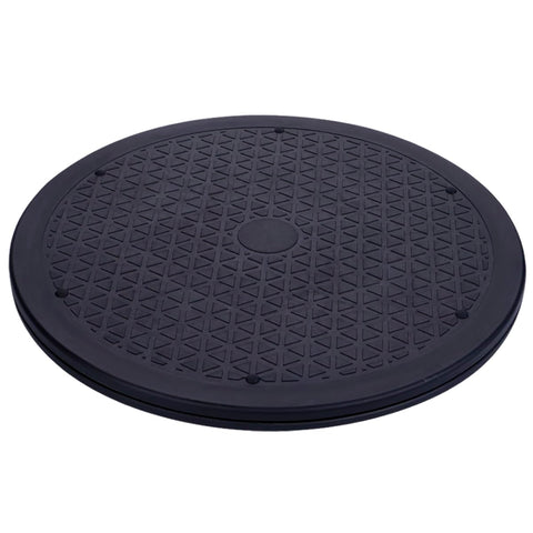 Eichzer 12-inch Lazy Susan top view, smooth 360° rotation for easy access.