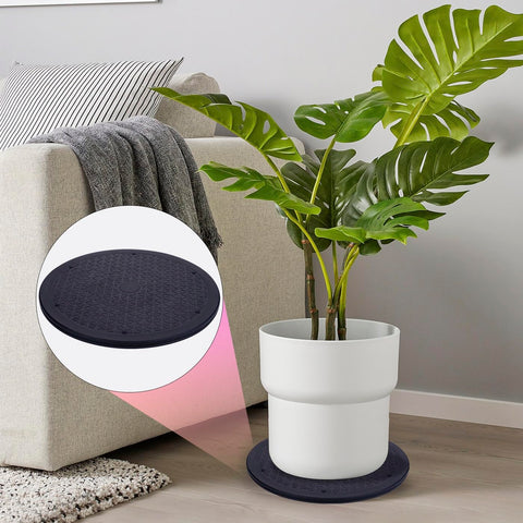 Eichzer rotating stand accommodates stereo speakers and electronics securely.
