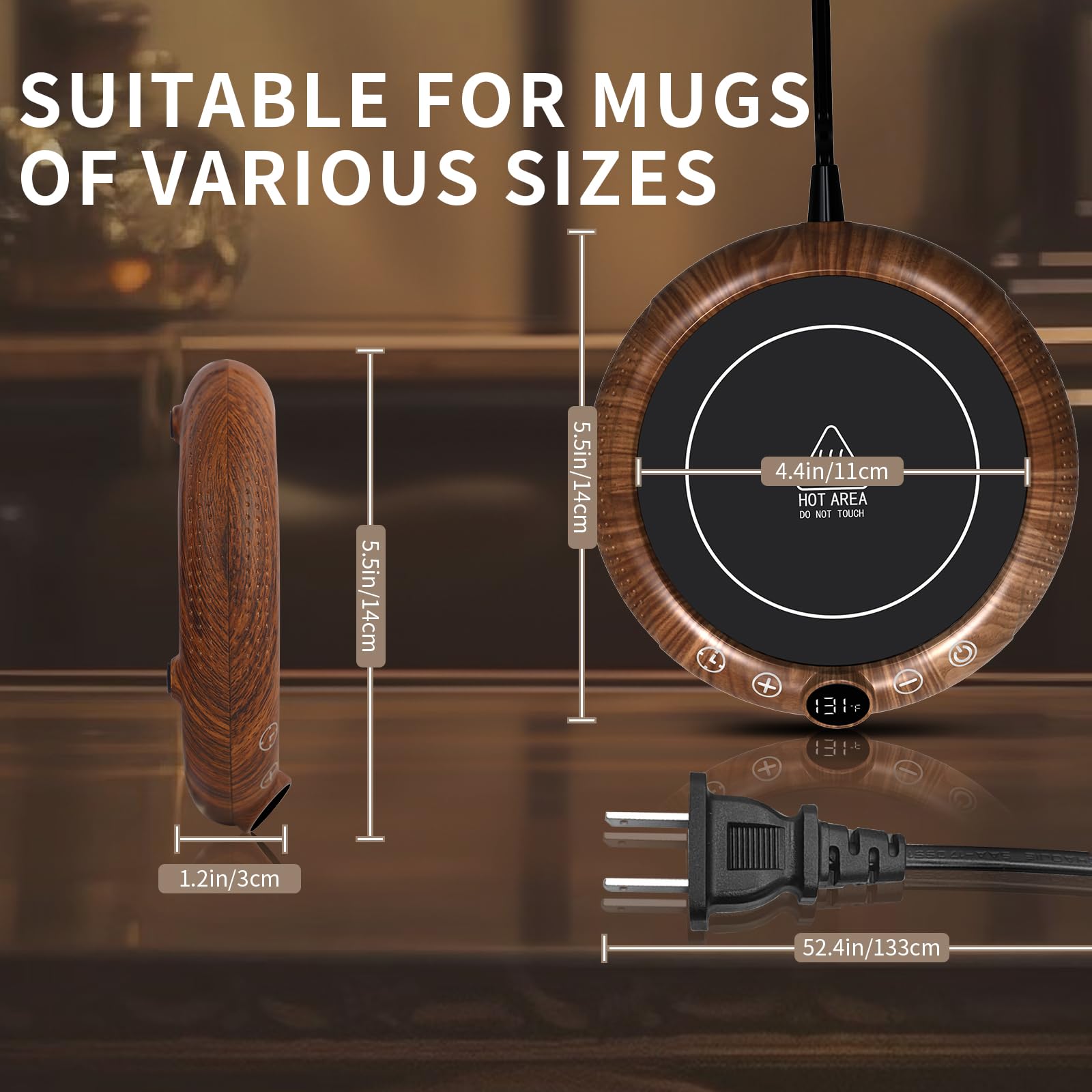 EIHO Eight-temperature range highlighting 113–176°F option