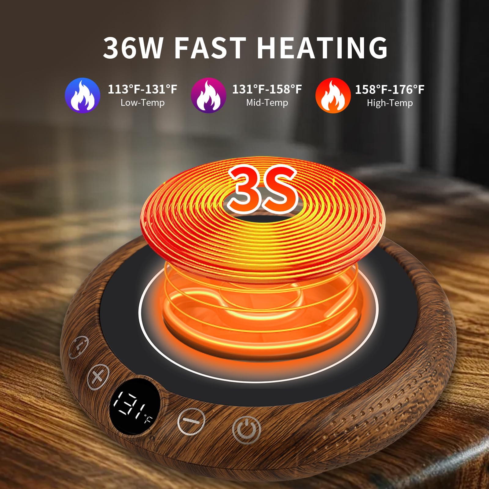 EIHO Warmer ergonomic tilted screen for comfortable viewing during use