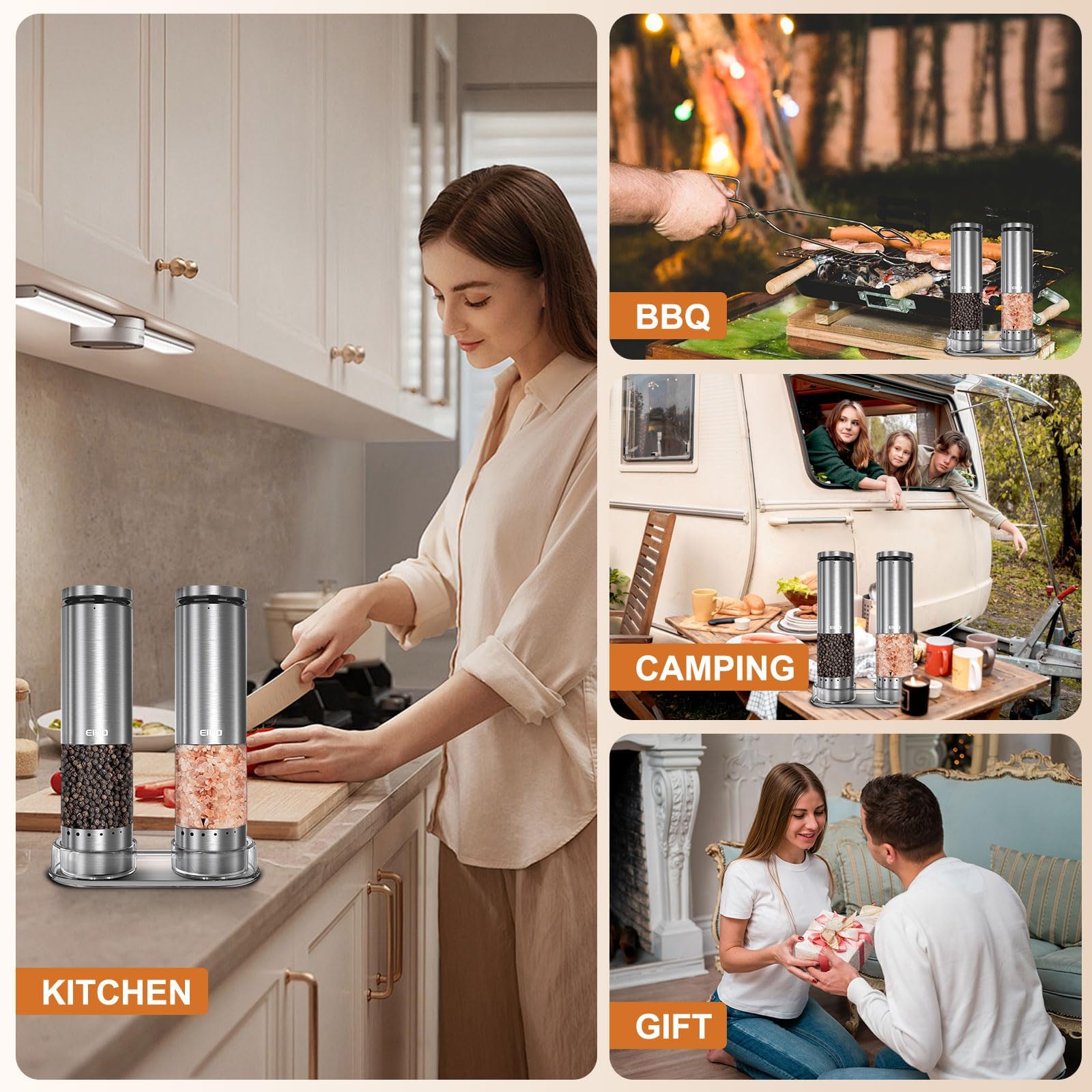 EIHO gift-ready kitchen gadget set with sleek design