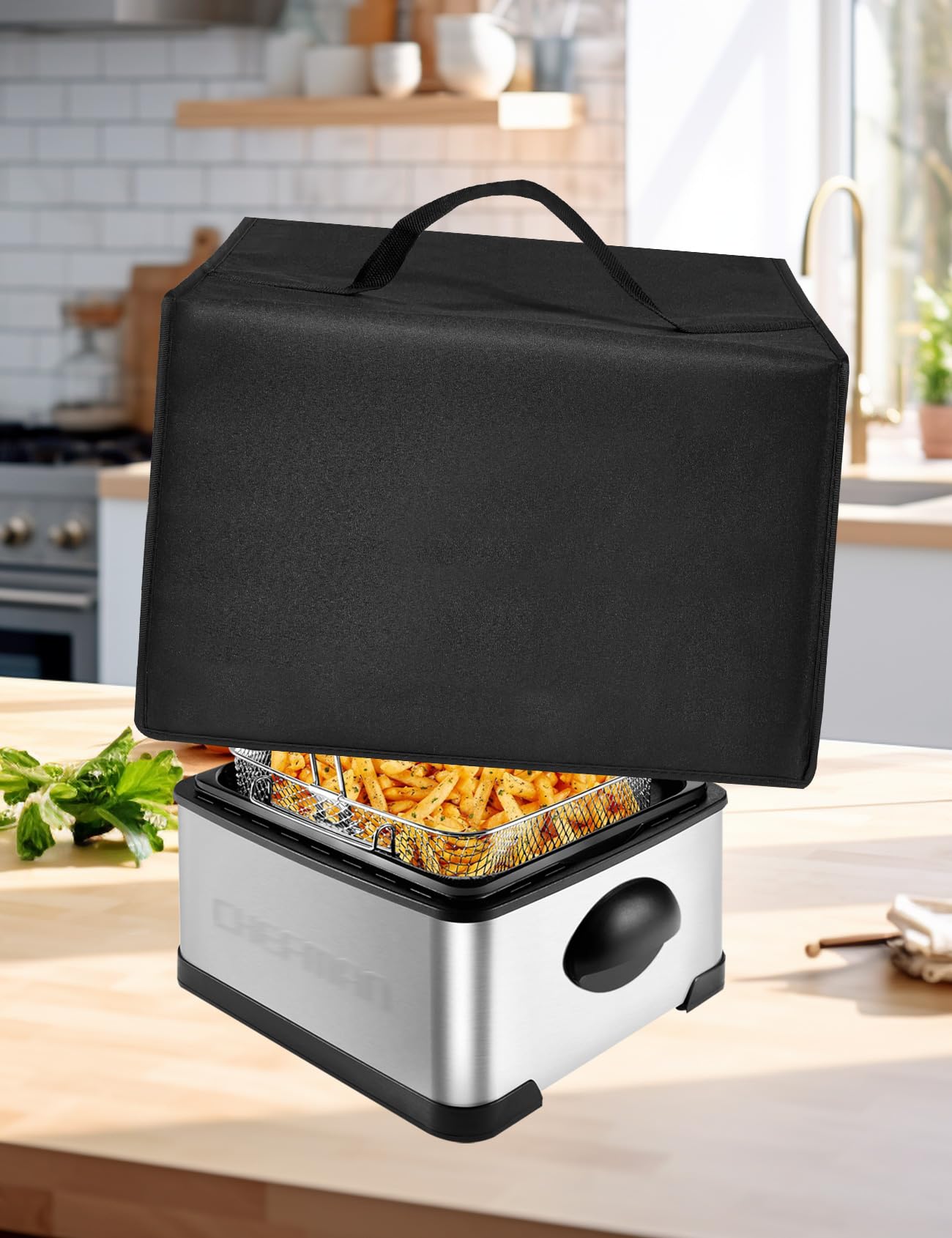 EiiJugaloo deep fryer cover is easy to wipe clean and store.