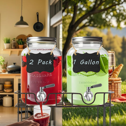 Einfache dual-use setup enables juices or cocktails with ease.