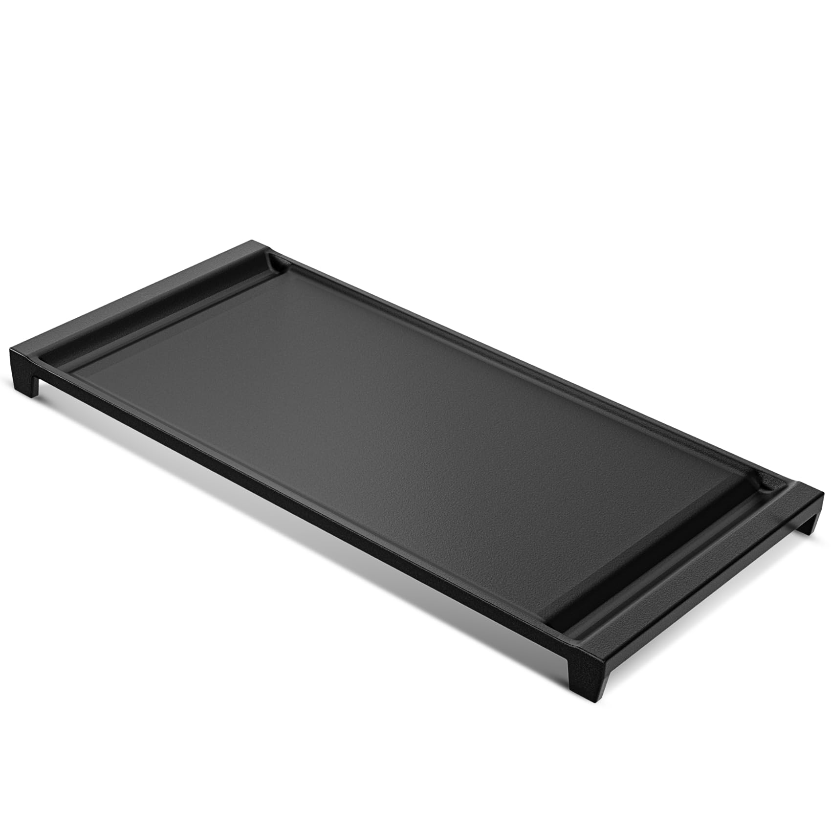 EIOLWJIEO WB31X24738 cast iron griddle top view showing sturdy cooking surface