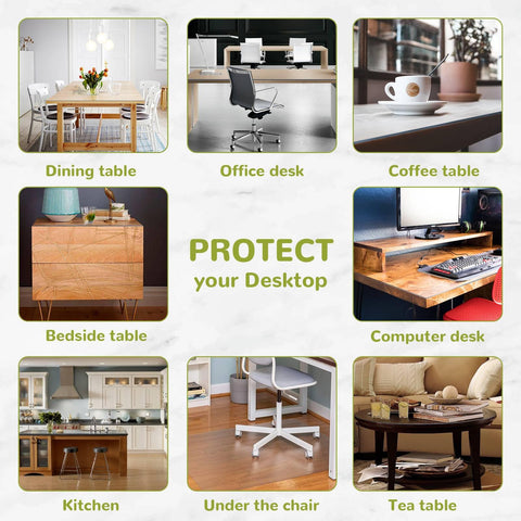 Eisdroma office desk protector shields your workspace during daily tasks.