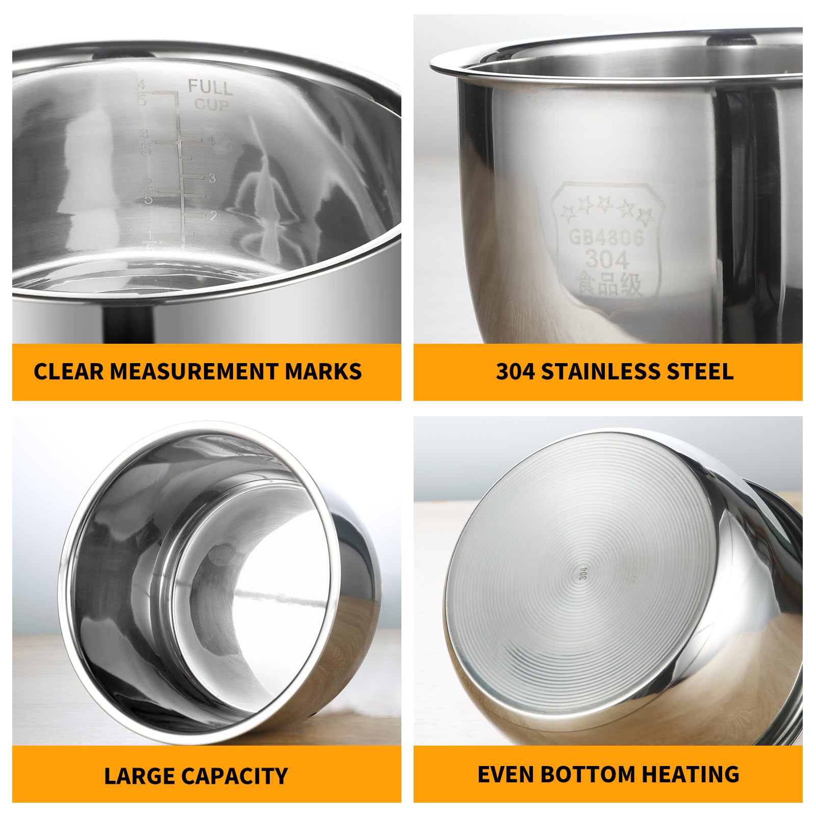 Eiszhjk dishwasher-safe inner pot simplifies cleanup after meals