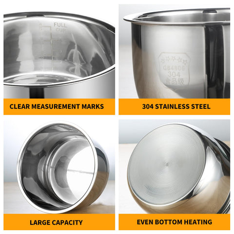 Eiszhjk dishwasher-safe inner pot simplifies cleanup after meals