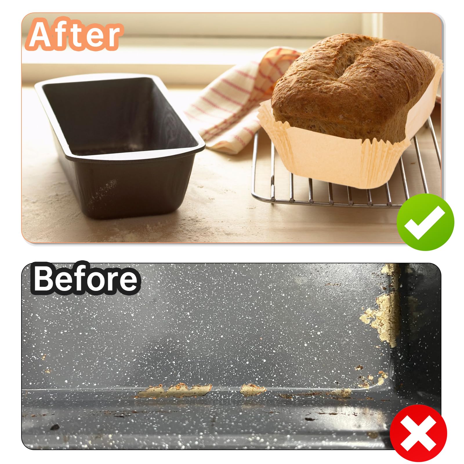 Eiszhjk disposable bake liners for mess-free cleanup