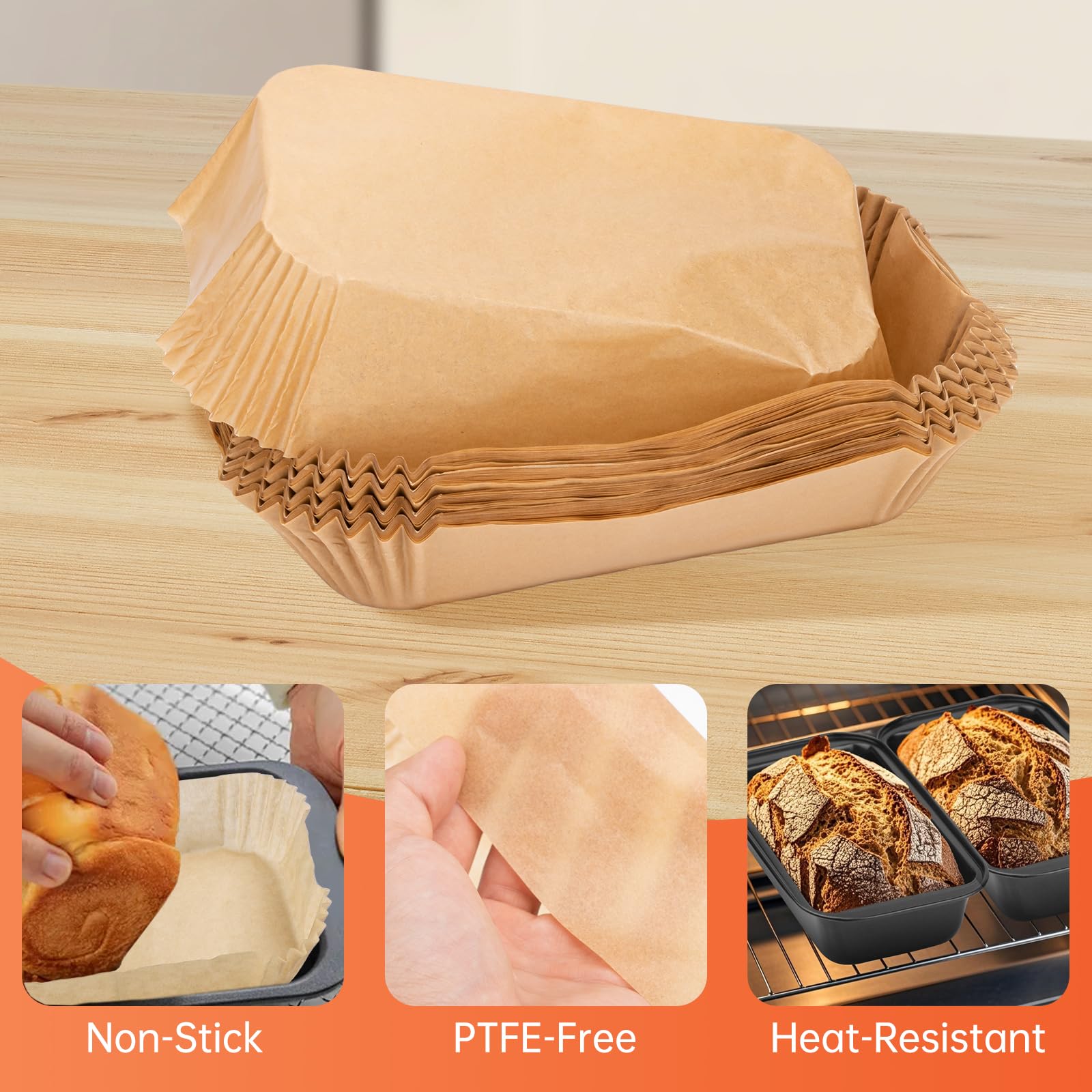Eiszhjk non-stick parchment sheets ensure quick release