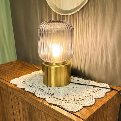 Eiyye lace placemats beige displayed with vase, accenting centerpiece styling.