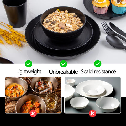 Ejonirinjonir black bowls - versatile serving dishes for snacks and salads.