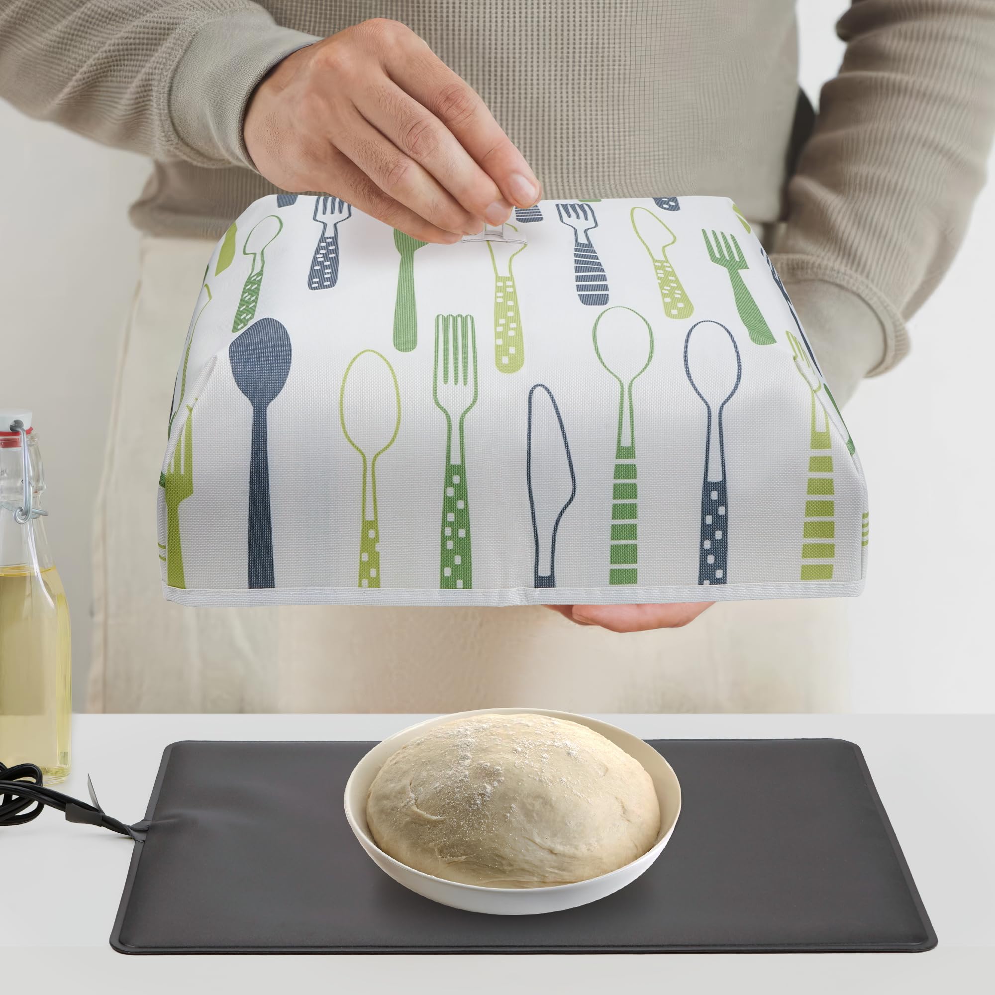 EKEPIN heat mat keeps food warm, ideal for yogurt, chocolate, and more
