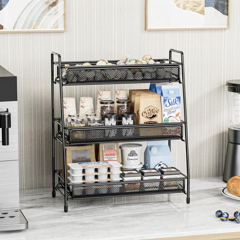 EKNITEY versatile organizer suitable for kitchen, bathroom, bedroom, or office.