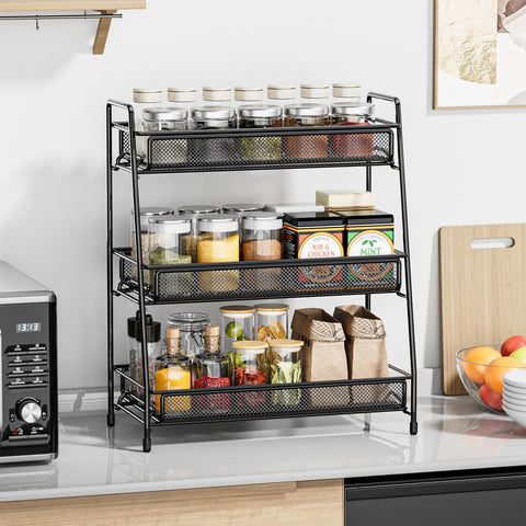 EKNITEY space-saving three-layer design maximizes counter space in a compact layout.