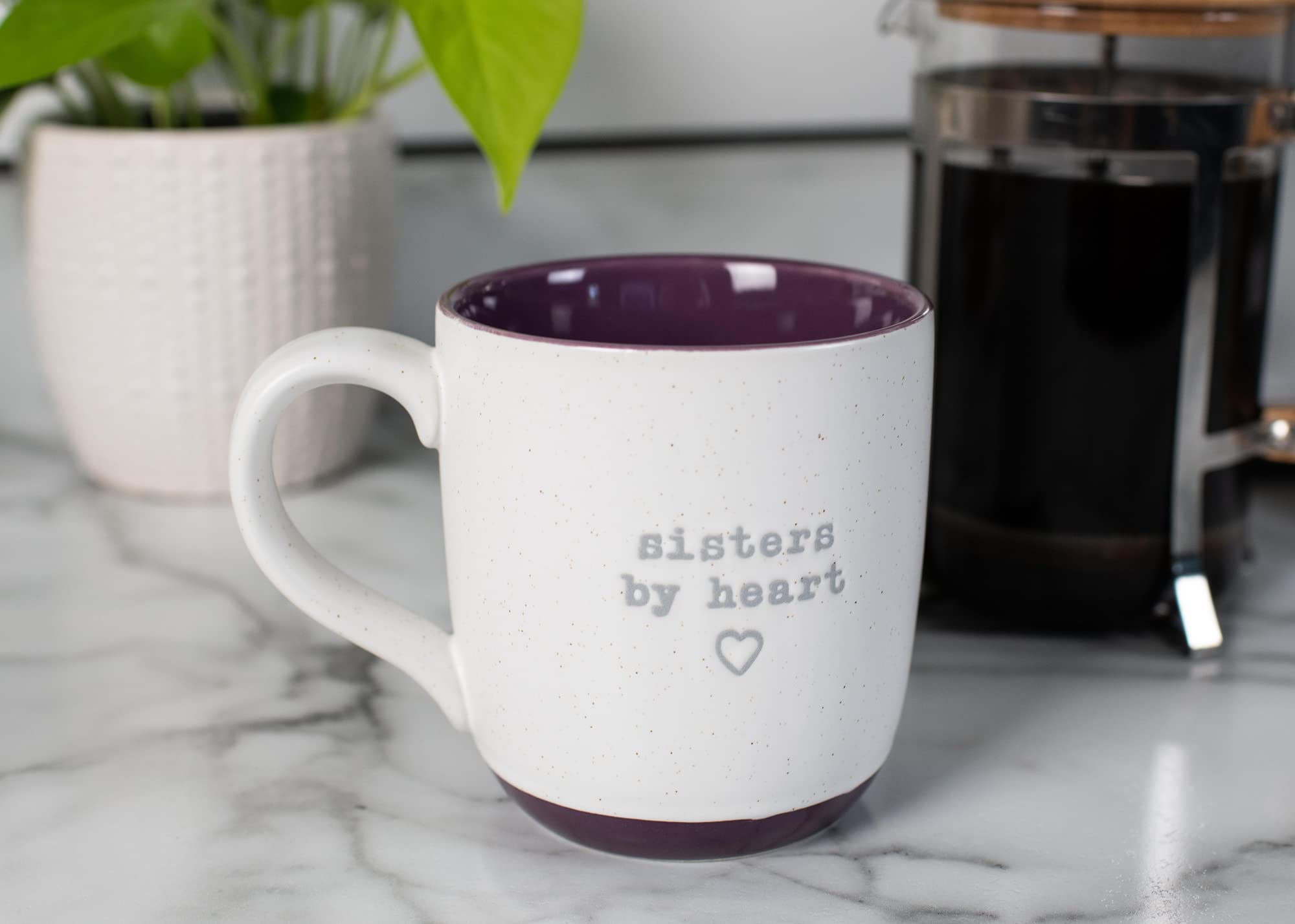 Elanze Designs Sisters By Heart mug packaging perfect for gifting