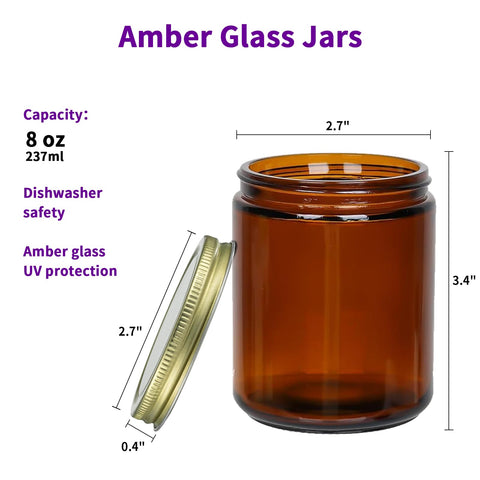 ELAORY airtight lid with plastisol liner ensures leak-free storage.