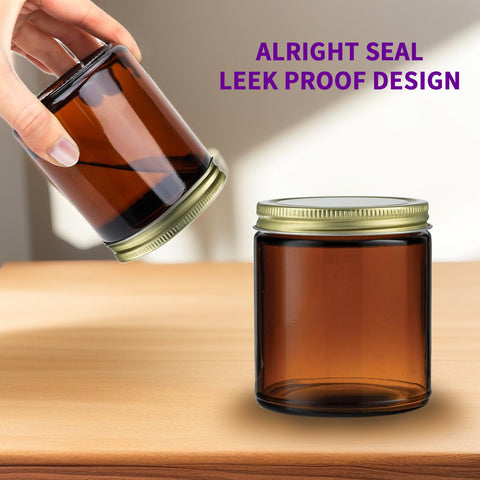 ELAORY dishwasher-safe glass jar for easy cleaning after use.