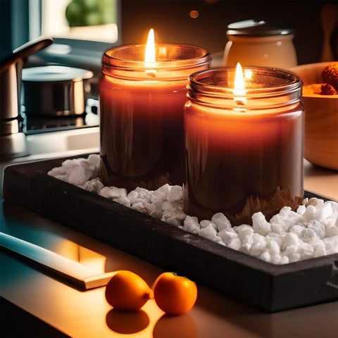 ELAORY spice storage jar with airtight seal preserves aroma and freshness.