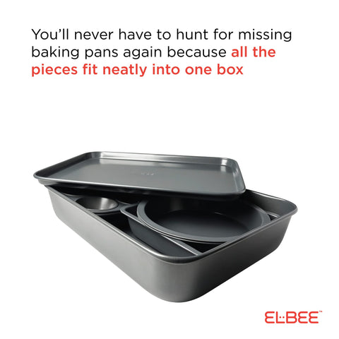 Elbee Home large oven tray supports roasting vegetables or sheet desserts.