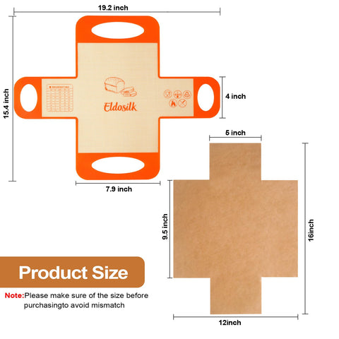 Eldosilk 9x5 loaf pan baking sheets fit standard pans for quick prep