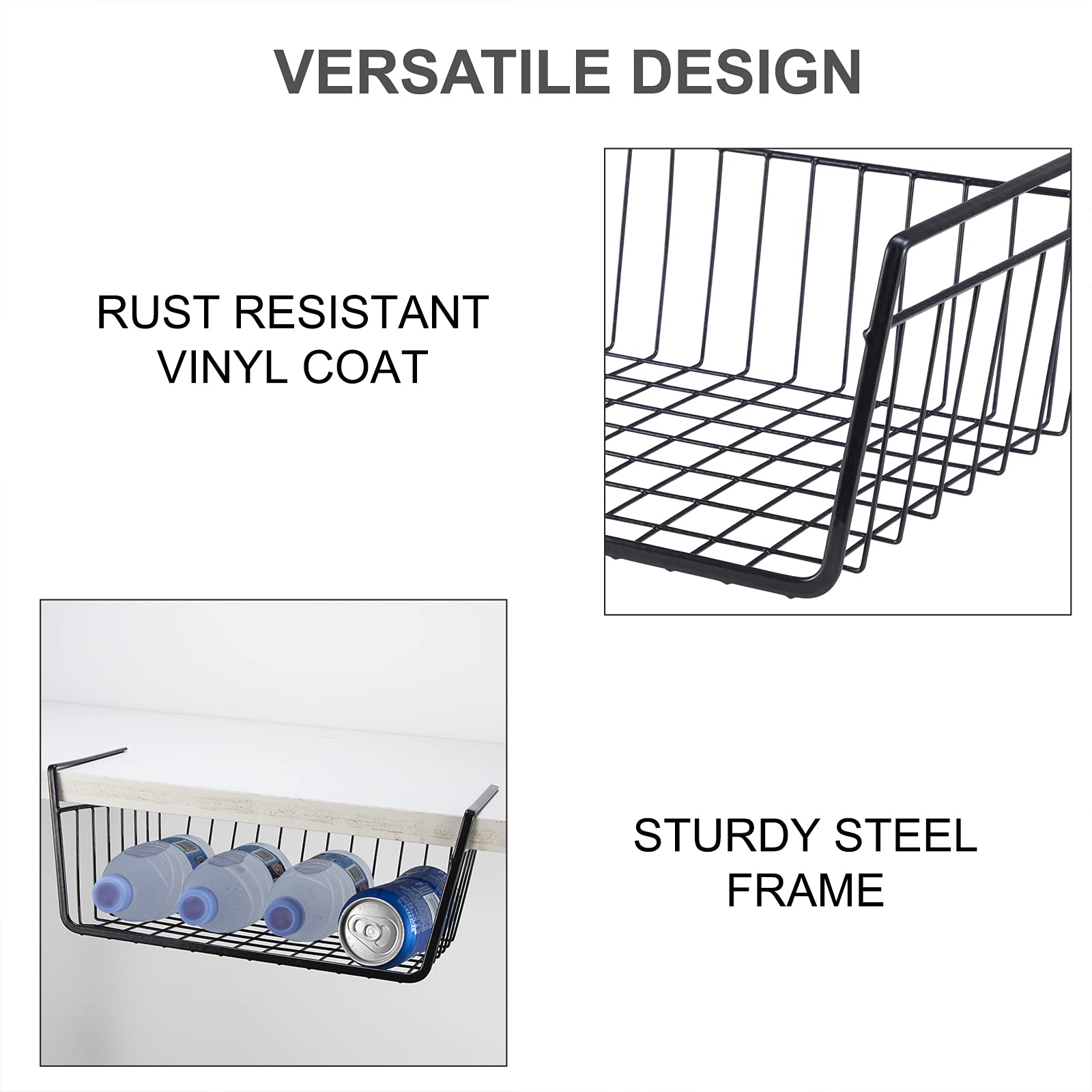 ELEATTRUN tight mesh prevents small items from falling.