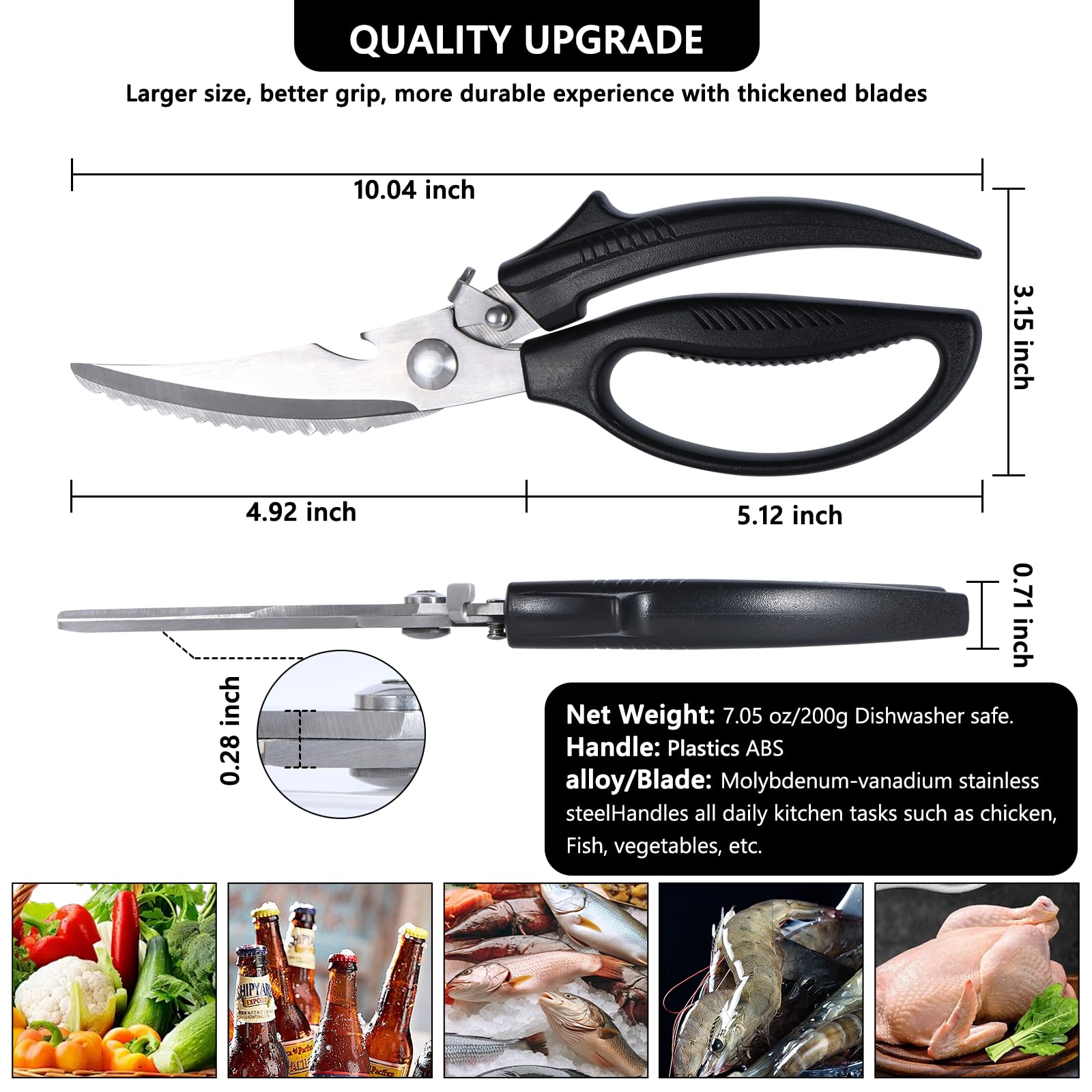 Eleckey left-handed scissors with safety lock for safe storage